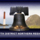 District Logo, Lighthouse with the Liberty Bell