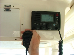 Marine Radio in operation